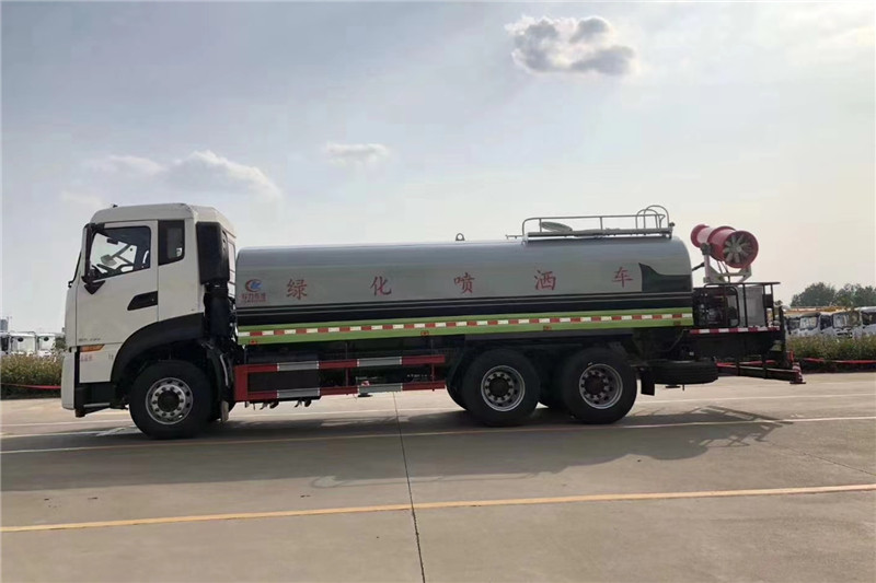 東風(fēng)天龍后八輪20噸噴霧車，國(guó)六綠化噴灑車