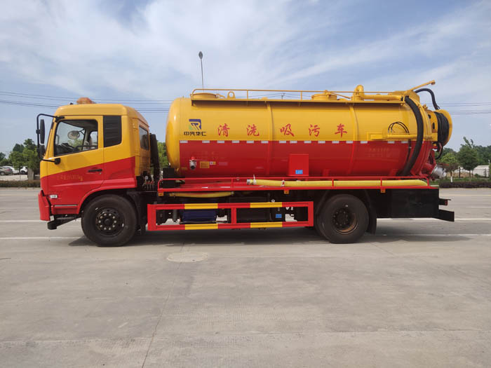 東風(fēng)天錦15方清洗吸污車