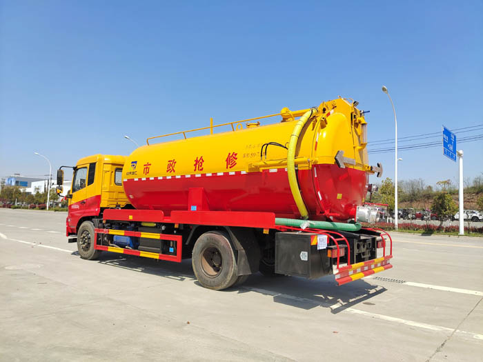 國六東風天錦15方吸污車